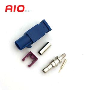 Fakra SMB à <span class=keywords><strong>DIN</strong></span> Adaptateur d'antenne stéréo de voiture Connecteur radio FM AM pour connecteurs de récepteur de voiture - Product Image 6