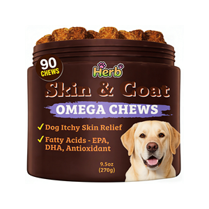 OEM/ODM Marca Privada Golosinas Blandas para Perros con Alto Contenido de Proteínas para la Salud de la Piel y el Sistema Digestivo, con Ácidos Grasos Omega y Vitamina E para el Sistema Inmunológico - Product Image 1