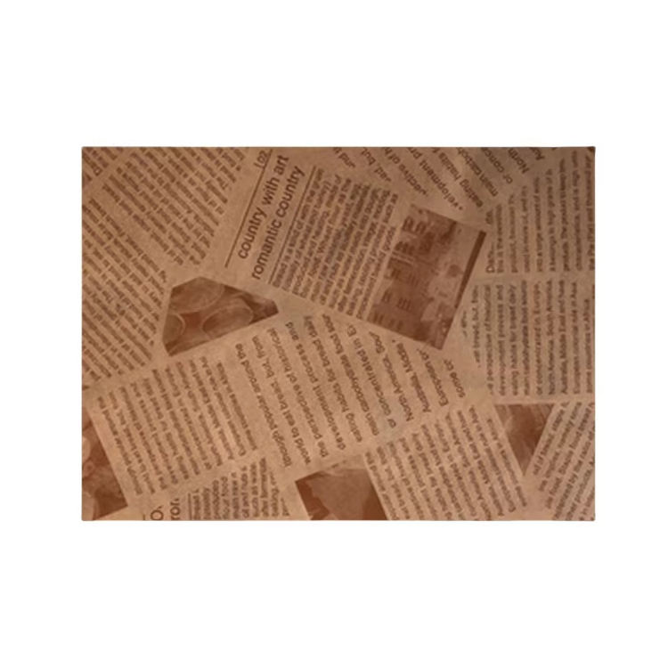 marrón impreso/500 unidades