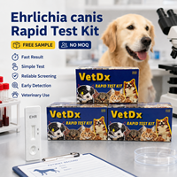 OEM Veterinaire Huisdier Snelle Testkit CPV GIA Canine Parvovirus Giardia Combo Test 10 Tests/Doos