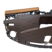 Durable en uso, esquema de Color marrón claro oscuro, tableros de cuero ABS seguros y confiables para Lexus Es250 2013-2017 tablero