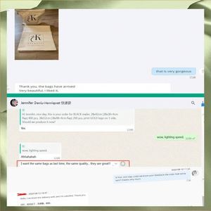 Fashion Design Plastic Beige Nude Mail Bag Waterproof Hair Packaging Bags <b>Brown</b> Express Bags for Shipping - Product Image 3