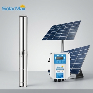 Pompe à eau solaire hybride <span class=keywords><strong>SolarMax</strong></span> 1100W pour puits profond, système haute pression avec turbine en plastique - Product Image 4