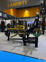 Nouveau design 2026, durable, direct usine, MOQ 1, LAND Fitness LD-4007, Machine de musculation à charge par disques, Presse à jambes pour usage universel