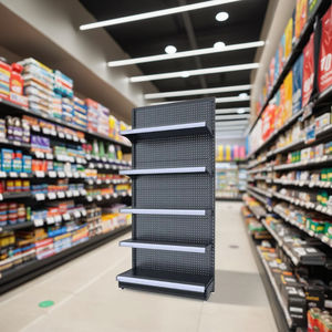 Estantería Metálica de Una Cara para Supermercados, Exhibición de Productos para Tiendas de Conveniencia, Góndola para Supermercados - Product Image 3