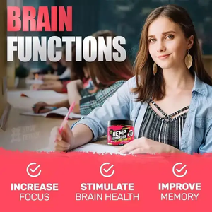 ODM/OEM Suppléments pour adultes Marque privée Chanvre gommeux pour le soulagement du stress Meilleure gestion du sommeil et de l'énergie - Product Image 4