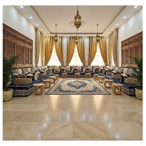 Sofá estilo Majlis árabe, diseño clásico, elegante conjunto para sala de estar, asientos de esquina de lujo, diseño que ahorra espacio - Product Image 3