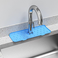 Tapis de vidange en silicone pour évier, pour robinet de cuisine, séchage tapis, 1 pièce