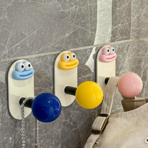 2025 Badkamer Zonder Boren Sterke Dragende Lijm Geen Sporenhaak Badkamer Muur Handdoek Zelfklevende Haak - Product Image 2