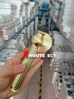 Poignée de porte de chambre haut de gamme fabriquée en Chine. Serrure de porte intérieure silencieuse en bois pour la maison, en vente directe.