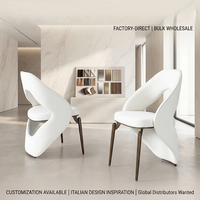 Chaise de salle à manger Runwoodcafe pour restaurants et cafés, mobilier français de luxe en gros, chaise de salle à manger en métal avec cadre en acier inoxydable pour mariage
