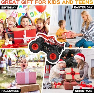 DWI 2,4 Ghz 1:20 All Terrain Shark Coche de control remoto con música y luz 360 grados RC Novedad Juguete Regalos para niños y niñas - Product Image 6