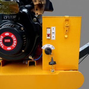 Rouleau compresseur vibrant à tambour unique jaune pour moteur diesel DST CF173F - Product Image 1