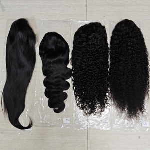 Promoción Letsfly: Peluca de Cabello Humano Natural Rizado Jerry de 78$, Peluca Frontal de Encaje 13x4, Pelucas Indias Remy con Ondas de Agua al por Mayor - Product Image 2