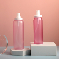 Flacon cosmétique vide en PET rose transparent, parfum, désodorisant, 100 ml, 150 ml, emballage personnalisé avec vaporisateur sans air