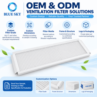 Ensemble de filtres de remplacement G4+F7 pour les unités de ventilation Zehnder ComfoAir Q350 / Q450 / Q600, prix d'usine, fabricant OEM/ODM