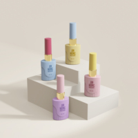 Flacon de vernis à ongles de 13 ml, étiquette privée, logo personnalisé, emballage en verre vide pour vernis gel UV liquide