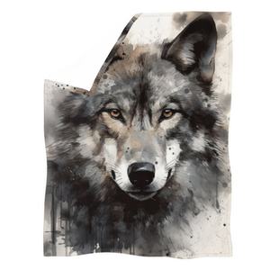 <span class=keywords><strong>Couverture</strong></span> en polaire de loup hurlant pour lit Super doux en peluche loup jeter <span class=keywords><strong>couverture</strong></span> en polaire personnalisé Snuggle <span class=keywords><strong>couverture</strong></span> de sommeil pondérée - Product Image 2