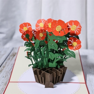 Biglietti d'Auguri Personalizzati all'Ingrosso, Decorati a Mano con Ritagli di Carta 3D, Piccoli Regali per <span class=keywords><strong>la</strong></span> Festa della Mamma, Biglietti di Ringraziamento e Auguri per le Festività - Product Image 2