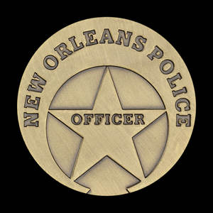 New Orleans kamu güvenliği haraç sikke Metal rozeti tarzı hatıra hatıra hediye veya ekran için - Product Image 3