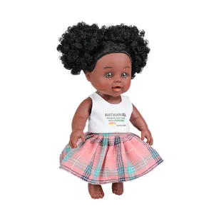 2023 vendas quentes africano americano boneca negra para crianças africano americano boneca negra para crianças