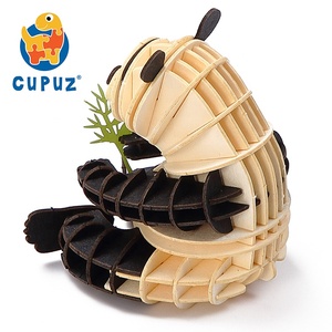 Mới nhất <span class=keywords><strong>3D</strong></span> đầy màu sắc <span class=keywords><strong>Panda</strong></span> giấy mô hình câu đố, tùy chỉnh động vật mô hình câu đố tự lắp ráp DIY Craft Set quà tặng cho cậu bé gái & người lớn - Product Image 4