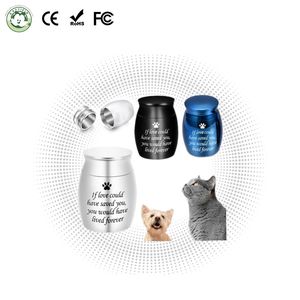 תעודת ce ניתן להתאמה אישית מחמד ג 'ד זהב לבן כחול חתול ארון זיכרון חתול - Product Image 1