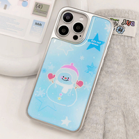 Coque de téléphone en résine époxy pour Iphone16 16pro/promax 15 15promax/14promax/14pro 14/13 13pro 12 11 coque à bords argentés galvanisés