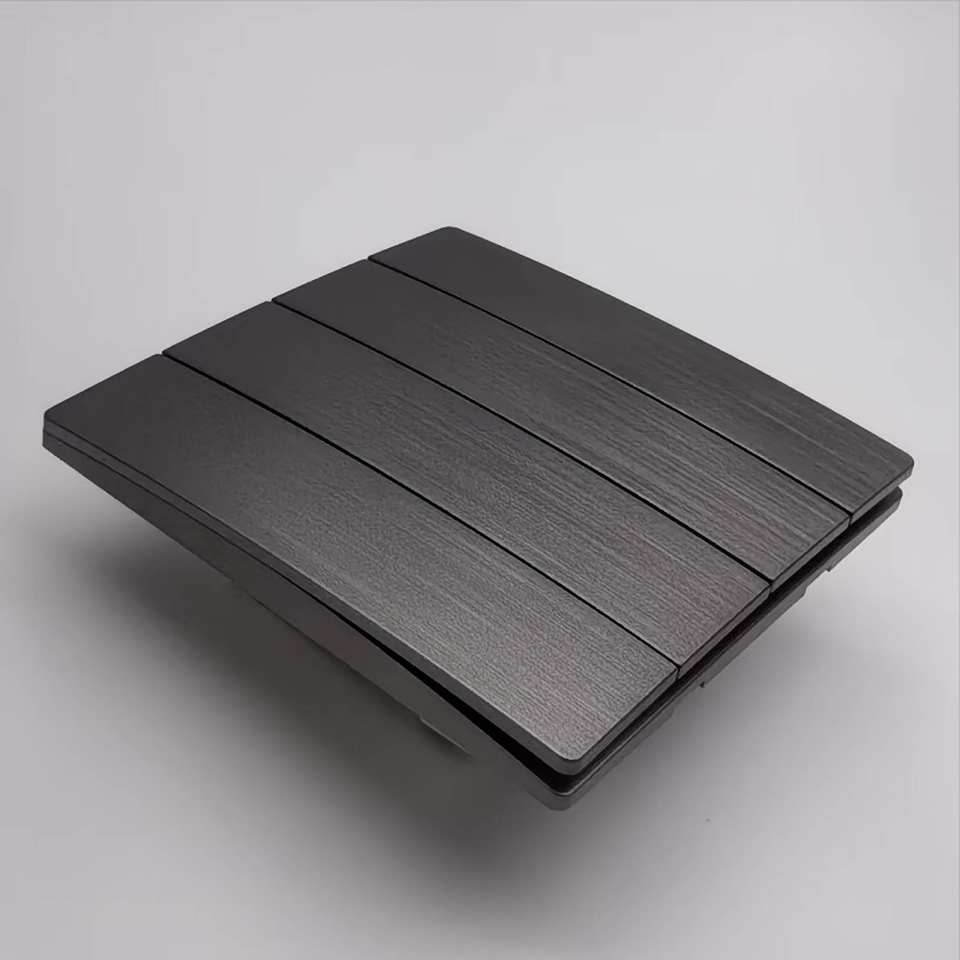 VNX High Quality BS Standard PC Material 4 Gang Light Control on off Switch Push Button Wall Switch