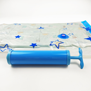 Tough Storage Vacuum Clothes Organizer PE Plastic Space-Saving Storage Bags with Hand Pump for Travel and <strong>Bedding</strong> - Product Image 3