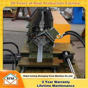 河北黎明金属叉干墙型材金属螺柱轨道板条槽钢滚压成型机 - Product Image 2