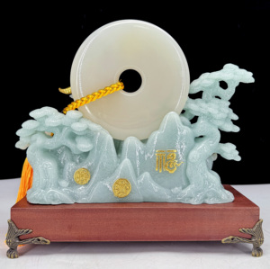 Trois chèvres chanceux <span class=keywords><strong>chèvre</strong></span> ornement trois soleils chanceux <span class=keywords><strong>chèvre</strong></span> invitant Fortune chinois salon refroidisseur de vin décoration artisanat mise en page - Product Image 6