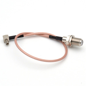 F femelle/femelle à TS9 mâle Angle droit RG316 pigtail RF câble Coaxial 15cm pour <span class=keywords><strong>HUAWEI</strong></span> <span class=keywords><strong>modem</strong></span> F câble femelle - Product Image 2