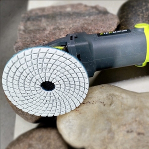 Discos de Pulido de Diamante en Espiral de 4 Pulgadas (100 mm) para Uso en Húmedo, para Granito, Piedra, Mármol, Cuarzo y Hormigón - Product Image 6
