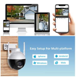 Cámara <span class=keywords><strong>IP</strong></span> CCTV Inalámbrica con Sensor CMOS, Cámara de Vigilancia Exterior Impermeable, <span class=keywords><strong>Mini</strong></span> Cámara de Seguridad PTZ para el Hogar con <span class=keywords><strong>WiFi</strong></span> - Product Image 5