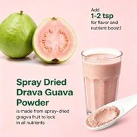 Puur Guavevruchtenpoeder, instant sproeidrogen, rode/witte guave-sappoeder voor dranken