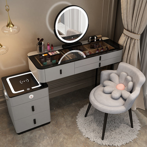 Meuble de chambre à coucher moderne en vente chaude, <span class=keywords><strong>commode</strong></span> réglable avec miroir pour la chambre à coucher, coiffeuse avec lumière LED - Product Image 5