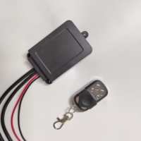 Kingshowstar Contrôleur 4 touches pour éclairages de roues monochromes et éclairages de roues à double couleur, module de télécommande sans fil avec boîtier