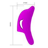 Pretty Love Vibrador de Dedos de Silicona USB con 10 Vibraciones para Mujeres, Masturbador Premium con Función de Memoria