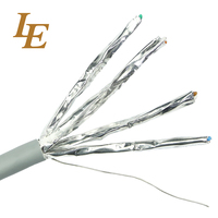 Kabel LAN LE LSZH UTP CAT6 dengan Jaket PVC Ripcord Panjang 305m ROHS & untuk Konduktor Terpilin