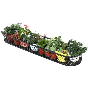 Balcony flower stand, window sill <b>shelf</b>, balcony flower pot rack, hanging window, indoor wrought iron succulent plant stand, - Product Image 4