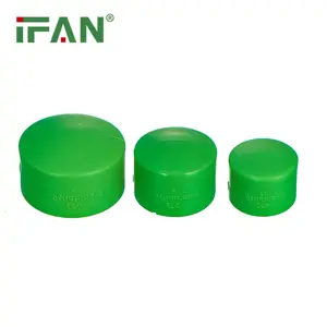 IFAN Free Sample Sanitär armaturen PPR 20-110mm PPR End kappe PPR Kunststoff armaturen