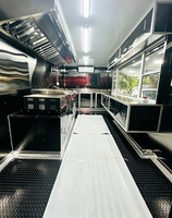 Remolque Comercial de Comida con Parrilla de Gas para Brochetas de Carne, Ideal para Kebabs Gourmet en Mercados Nocturnos de América del Norte