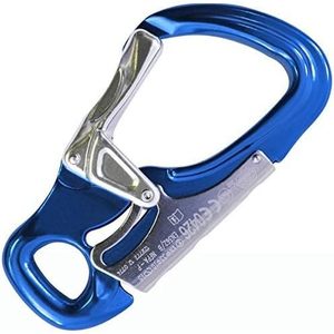 Mosquetón Kong Tango de Doble Bloqueo 33 kN CE EN362 para Escalada en Roca, Color Azul - Product Image 2