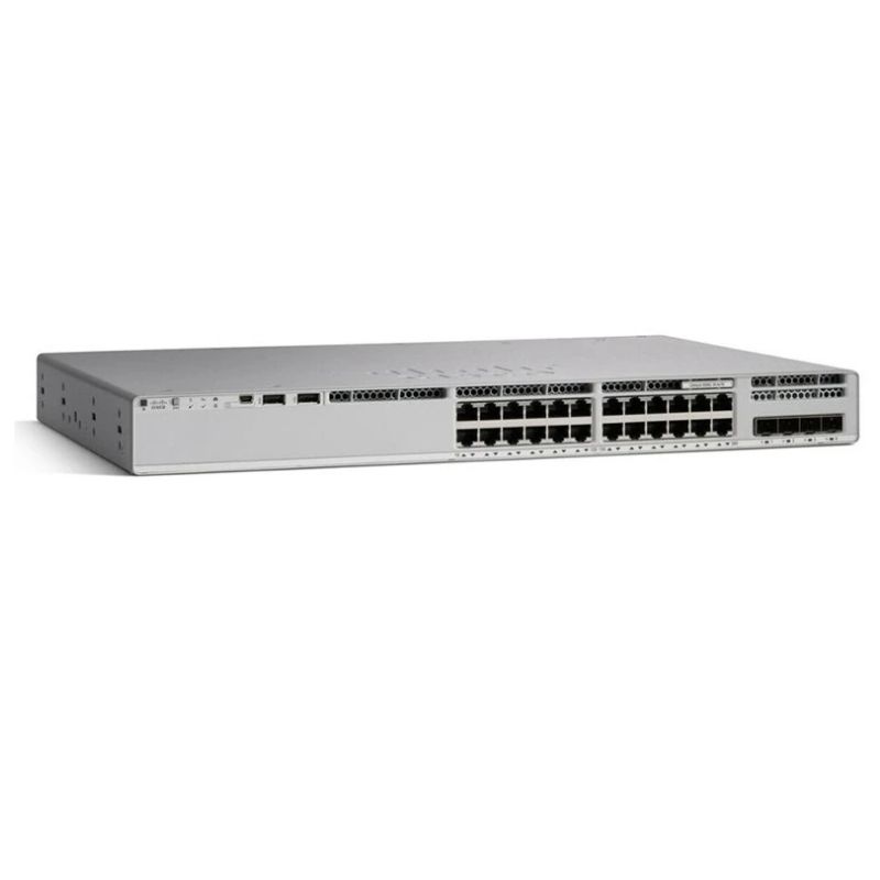 New C9200l-24t-4g-e Intelligent Two-tier Network Enterprise-class Gigabit Network Switch Stock  9200l 24 Port 10/100mbps