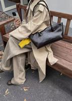 Sacs à main pour femmes en cuir véritable motif crocodile de haute qualité, nouvelle mode 2026, sacs à bandoulière en cuir de vachette pour dames, fabriqués en Chine