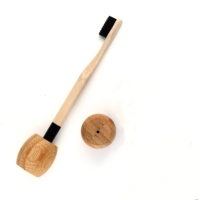 Support de brosse à dents en bambou naturel écologique pour plusieurs brosses