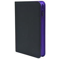 Album de collection de cartes à collectionner multicolore personnalisé à 9 poches, manches clairement transparentes, fermeture à glissière 360, couverture en PU