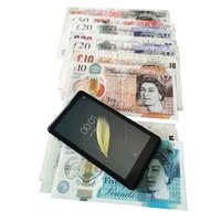 Detector de Billetes Portátil HL-V300, Espectro Infrarrojo, Detección Multimoneda, Pantalla Táctil, Reconocimiento de Dinero en Efectivo