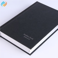 Agenda A5 personnalisable, couverture rigide, reliure cousue, carton rigide de 1,5 mm pour 600 pages, logo estampé à chaud, marqueur ruban, couverture en papier